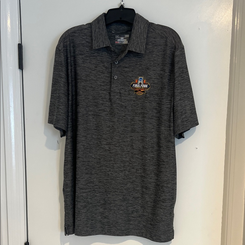 Under Armour Charcoal Polo Shirt final four 2017